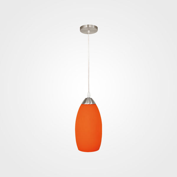 Barril de Cristal (Naranja) - Lámpara Colgante