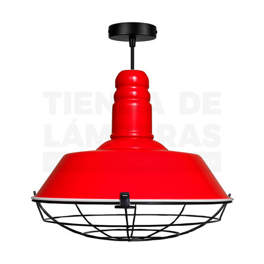Jaula Roja | Lámpara Colgante.