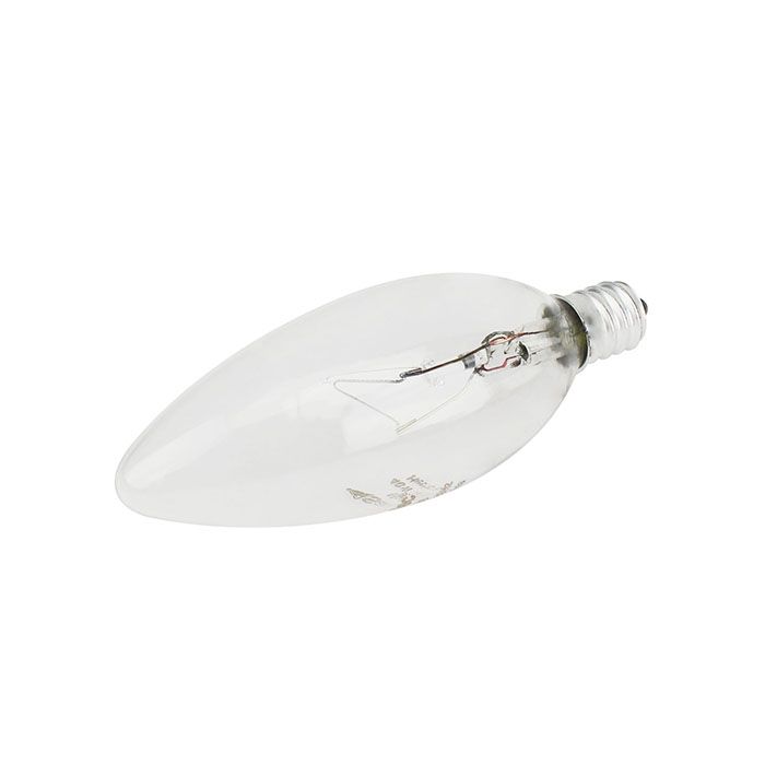 Foco Vela 40W Incandescente E12 2700K (Luz Cálida).