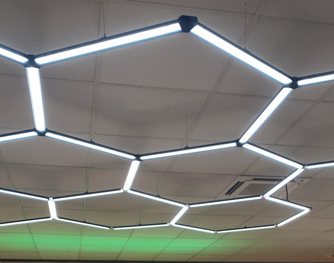 Hexágono LED | |Decoración LED (Techo)